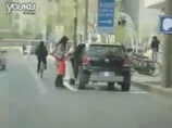 看婦女如何在北京停車